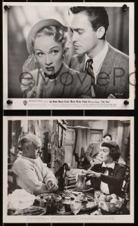 5t1518 STAGE FRIGHT 3 8x10 stills 1950 great images of Jane Wyman, Marlene Dietrich, Hitchcock!
