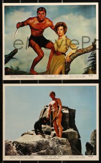 5t0808 TARZAN THE APE MAN 12 color 8x10 stills 1959 Edgar Rice Burroughs, Denny Miller, Barnes!