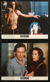 5t0863 VIDEODROME 8 8x10 mini LCs 1983 David Cronenberg, James Woods, Debbie Harry, sci-fi thriller!