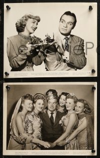 5t1152 WHERE THERE'S LIFE 12 8x10 stills 1947 great images of Bob Hope, Hasso & Bendix!