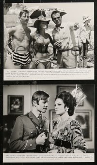 5t1069 ZEPPELIN 16 from 7.75x9.5 to 8.25x10 stills 1971 great images of Elke Sommer & Michael York!