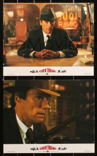 5t0938 CITY HEAT 8 color English FOH LCs 1985 Clint Eastwood the cop & Burt Reynolds the detective!