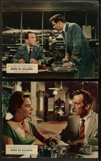 5t0329 TROUBLE IN THE SKY 8 English LCs 1960 Michael Craig, Peter Cushing, jet crash mystery solved!