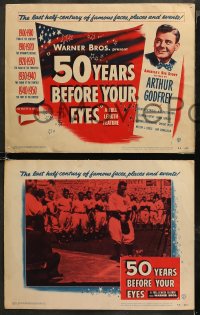 5t0018 50 YEARS BEFORE YOUR EYES 8 LCs 1950 America's story told by Arthur Godfrey & newscasters!