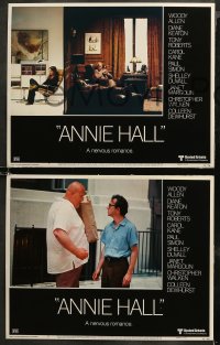 5t0036 ANNIE HALL 8 LCs 1977 wacky images of star/director Woody Allen in a nervous romance!