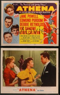 5t0041 ATHENA 8 LCs 1954 nature girl Jane Powell, Debbie Reynolds, Edmund Purdom!