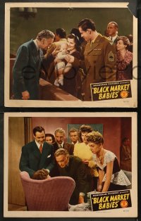 5t0451 BLACK MARKET BABIES 5 LCs 1946 Ralph Morgan, sleazy women sell their infants for cash!