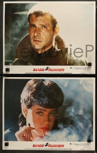 5t0055 BLADE RUNNER 8 LCs 1982 Ridley Scott, Harrison Ford, Rutger Hauer, rare complete set!