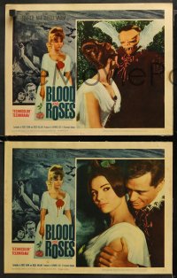 5t0057 BLOOD & ROSES 8 LCs 1961 Et mourir de plaisir, Roger Vadim, sexiest vampire Annette Vadim!