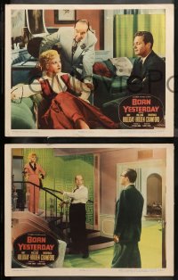 5t0455 BORN YESTERDAY 5 LCs 1951 Judy Holliday, William Holden & Broderick Crawford