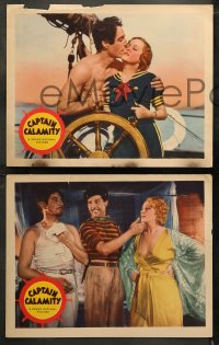 5t0406 CAPTAIN CALAMITY 6 LCs 1936 sailor George Huston never side-stepped trouble or a sweetheart!