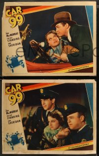5t0582 CAR 99 3 LCs 1935 Fred MacMurray & sexy Ann Sheridan live on a diet of thrills, ultra rare!