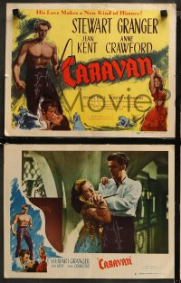 5t0070 CARAVAN 8 LCs 1947 Stewart Granger's love makes a new history with sexy Jean Kent!