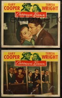 5t0583 CASANOVA BROWN 3 LCs 1944 Gary Cooper loves Teresa Wright, greatest romantic comedy of all time!