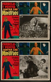 5t0075 CHABELO Y PEPITO CONTRA LOS MONSTRUOS 8 Spanish/US LCs 1973 classic monsters!