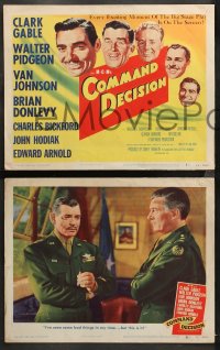 5t0083 COMMAND DECISION 8 LCs 1948 Clark Gable & Walter Pidgeon find they hit the wrong target!