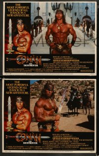 5t0085 CONAN THE DESTROYER 8 LCs 1984 Arnold Schwarzenegger is the most powerful legend of all!