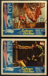 5t0521 CONFESSIONS OF AN OPIUM EATER 4 LCs 1962 Vincent Price, drugs beyond your own imagination!
