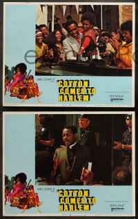 5t0086 COTTON COMES TO HARLEM 8 int'l LCs 1970 Godfrey Cambridge, St. Jacques, directed by Ossie Davis