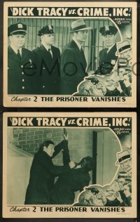 5t0372 DICK TRACY VS. CRIME INC. 7 chapter 2 LCs 1941 Ralph Byrd, Gould, The Prisoner Vanishes!