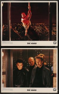 5t0099 DIE HARD 8 LCs 1988 cop Bruce Willis is up against twelve terrorists, Rickman, crime classic!