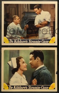 5t0417 DR. KILDARE'S STRANGE CASE 6 LCs 1940 Lionel Barrymore as Dr. Gillespie, Lew Ayres, Day!