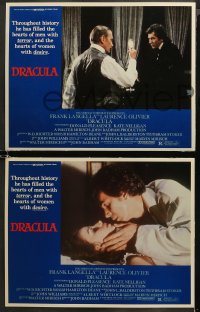 5t0597 DRACULA 3 LCs 1979 Bram Stoker, great images of cool vampire Frank Langella in title role!
