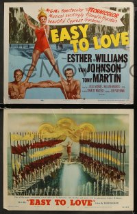 5t0109 EASY TO LOVE 8 LCs 1953 sexy swimmer Esther Williams, Van Johnson & Tony Martin!