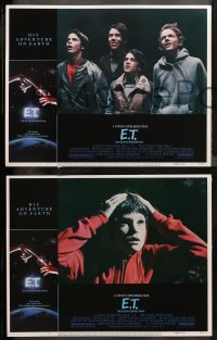 5t0106 E.T. THE EXTRA TERRESTRIAL 8 LCs 1982 Steven Spielberg classic, Henry Thomas, Drew Barrymore!
