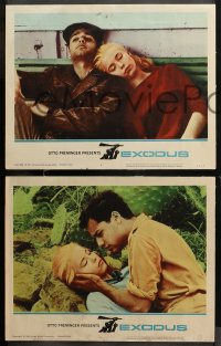 5t0601 EXODUS 3 LCs 1961 Otto Preminger, all great images with Sal Mineo and Jill Haworth!