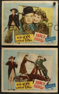 5t0118 FANCY PANTS 8 LCs 1950 Lucille Ball & wacky cowboy Bob Hope are driving the west wild