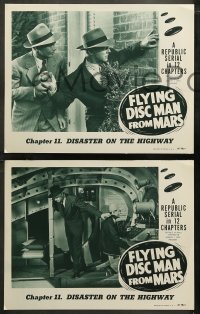 5t0605 FLYING DISC MAN FROM MARS 3 chapter 11 LCs 1950 Republic serial, Disaster on the Highway!