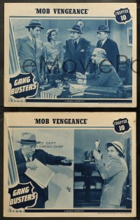 5t0608 GANG BUSTERS 3 chapter 10 LCs 1942 Kent Taylor, Hervey, radio's greatest action-show serial!