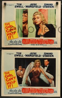 5t0468 GIRL CAN'T HELP IT 5 LCs 1956 great images of sexy Jayne Mansfield & Ewell!