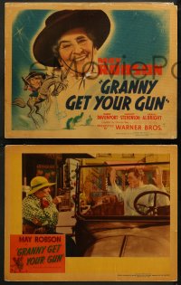 5t0135 GRANNY GET YOUR GUN 8 LCs 1940 great images of May Robson, Harry Davenport, rare complete set!