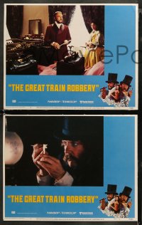 5t0136 GREAT TRAIN ROBBERY 8 LCs 1979 Sean Connery, Sutherland & sexy Lesley-Anne Down!