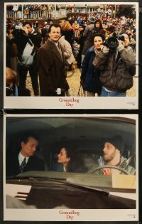 5t0138 GROUNDHOG DAY 8 LCs 1993 Bill Murray, Andie MacDowell, Chris Elliott, directed by Harold Ramis!