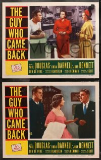 5t0472 GUY WHO CAME BACK 5 LCs 1951 Zero Mostel, Paul Douglas, pretty Joan Bennett & Linda Darnell!
