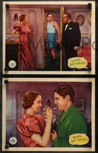 5t0613 HAPPY-GO-LUCKY 3 LCs 1936 great images of Phil Regan, Evelyn Venable, Jed Prouty, ultra rare!