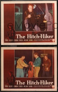 5t0474 HITCH-HIKER 5 LCs 1953 film noir images of Frank Lovejoy, Edmon O'Brien, and William Talman!