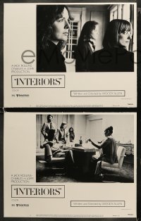 5t0150 INTERIORS 8 LCs 1978 Diane Keaton, Mary Beth Hurt, E.G. Marshall, directed by Woody Allen!