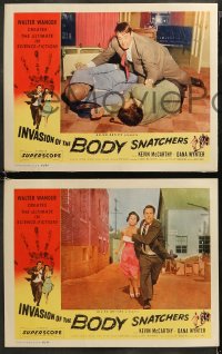 5t0425 INVASION OF THE BODY SNATCHERS 6 LCs 1956 Kevin McCarthy, Dana Wynter, classic horror!