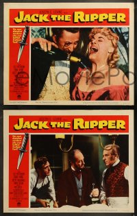 5t0155 JACK THE RIPPER 8 LCs 1960 American detective helps Scotland Yard find killer!