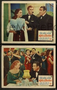 5t0428 LETTER TO THREE WIVES 6 LCs 1949 Jeanne Crain, Linda Darnell, Sothern, & a young Kirk Douglas!