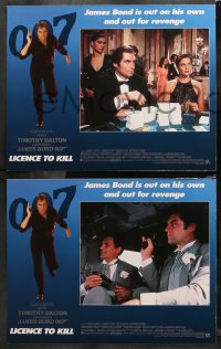 5t0173 LICENCE TO KILL 8 LCs 1989 Timothy Dalton as James Bond 007, he's out for revenge!