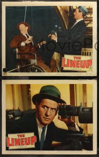 5t0379 LINEUP 7 LCs 1958 Don Siegel classic, Warner Anderson & Emile Meyer tracking drug smugglers!