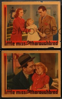 5t0623 LITTLE MISS THOROUGHBRED 3 LCs 1938 Ann Sheridan, John Litel, Frank McHugh, young Janet Chapman!