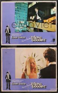 5t0176 LONG GOODBYE 8 LCs 1973 Elliott Gould as Philip Marlowe, Sterling Hayden, Nina Van Pallandt!
