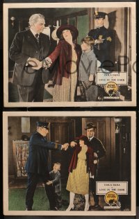 5t0543 LOVE IN THE DARK 4 LCs 1922 orphan Viola Dana & dayblind crook Cullen Landis, ultra rare!