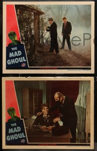 5t0628 MAD GHOUL 3 LCs 1943 Mayan nerve gas turns David Bruce into a zombie, great images!
